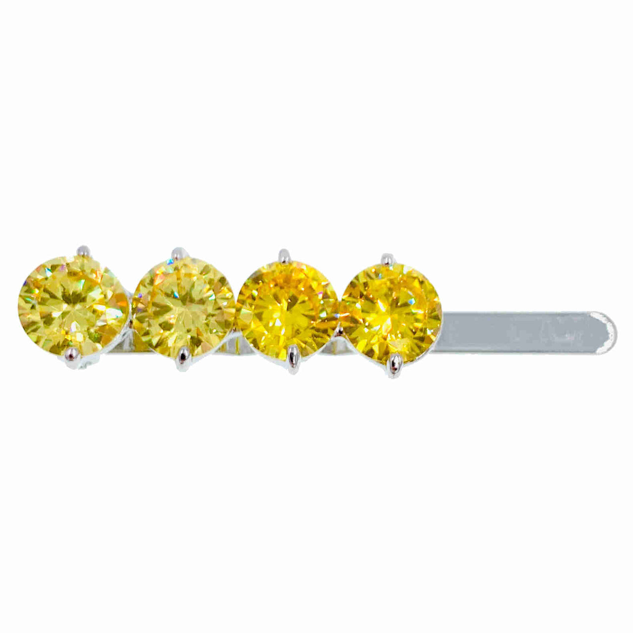 Sally Magnetic Barrette Hair Clip Cubic Zirconia Crystal CZ1