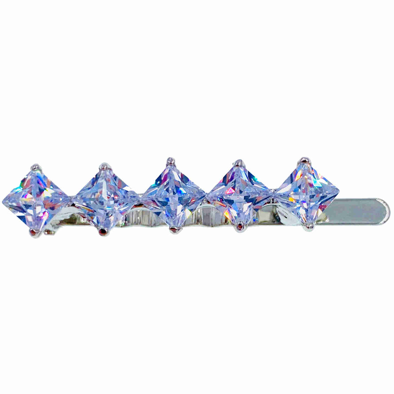 Sally Magnetic Barrette Hair Clip Cubic Zirconia Crystal CZ2