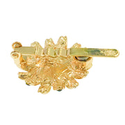 Daisy Flower Magnetic Hair Clip use Rhinestone Crystal gold base, Magnetic Clip - MOGHANT