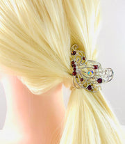 Monarch Butterfly Metal Hair Claw Jaw Clip Hairpin Rhinestone, Hair Claw - MOGHANT