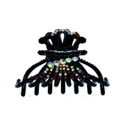 Isabella Handmade Acrylic Flower Hair Claw JAW  use Swarovski Elemental Crystal, Hair Claw - MOGHANT