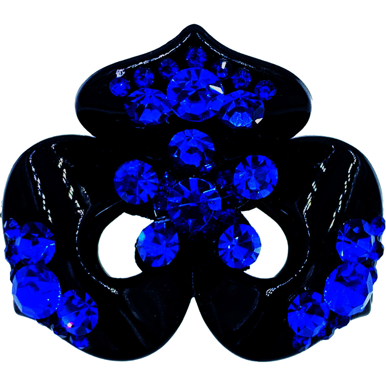 Kara Flower Hair Claw Jaw Clip Handmade use Swarovski Crystal Acrylic base, Hair Claw - MOGHANT