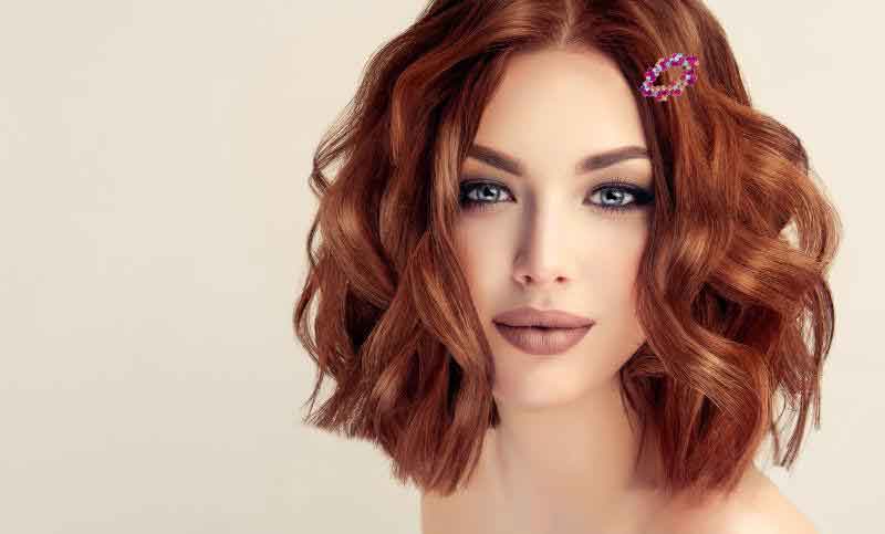 Mandy Ellipse Flowers Crystal Magnetic Barrette Hair Clip Hairpin Geo