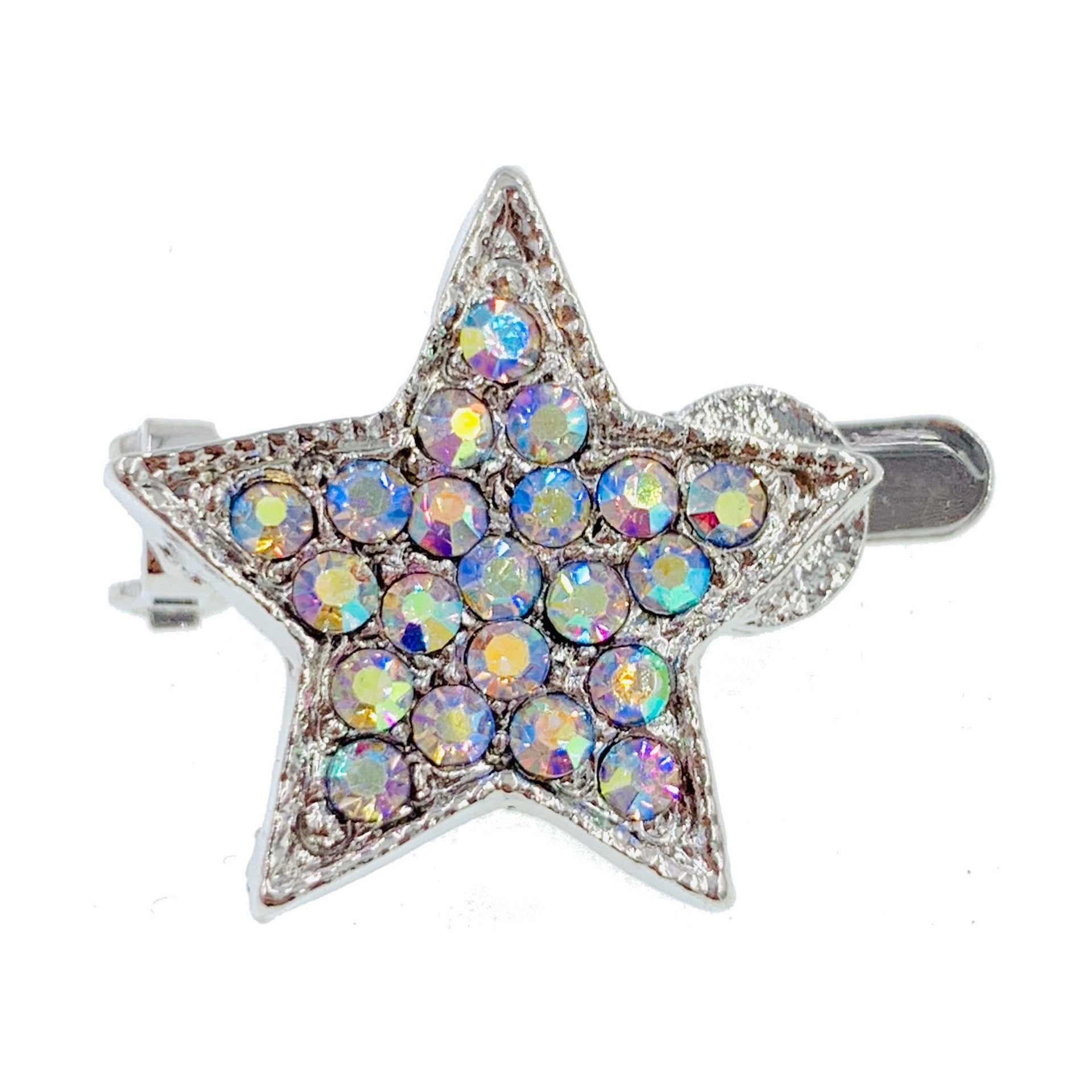 Calypso Star Magnetic Hair Clip Rhinestone Crystal  Hairpin Small Barrette, Magnetic Clip - MOGHANT