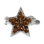 Calypso Star Magnetic Hair Clip Rhinestone Crystal  Hairpin Small Barrette, Magnetic Clip - MOGHANT