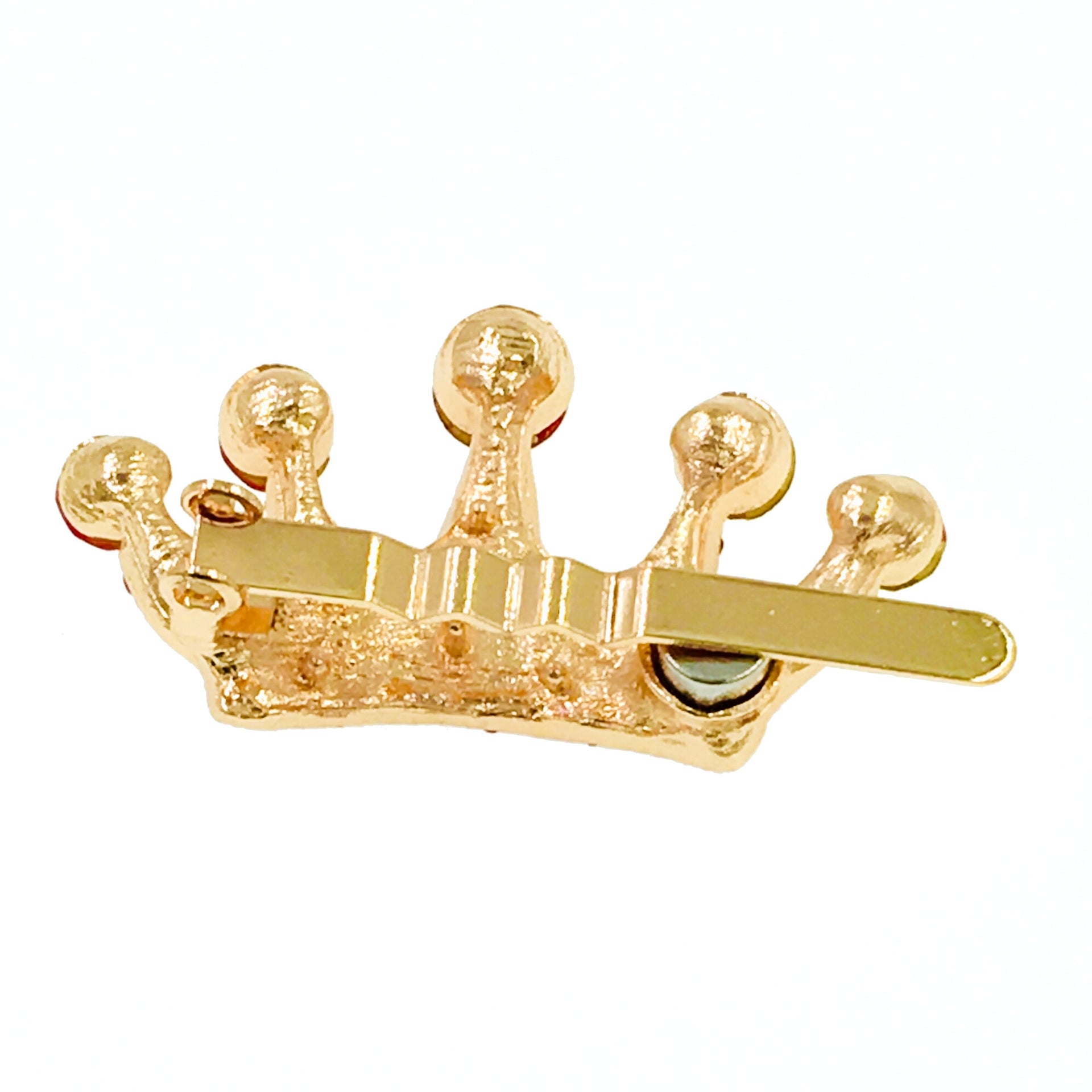 Princess Crown Magnetic Hair Clip use Rhinestone Crystal gold base, Magnetic Clip - MOGHANT