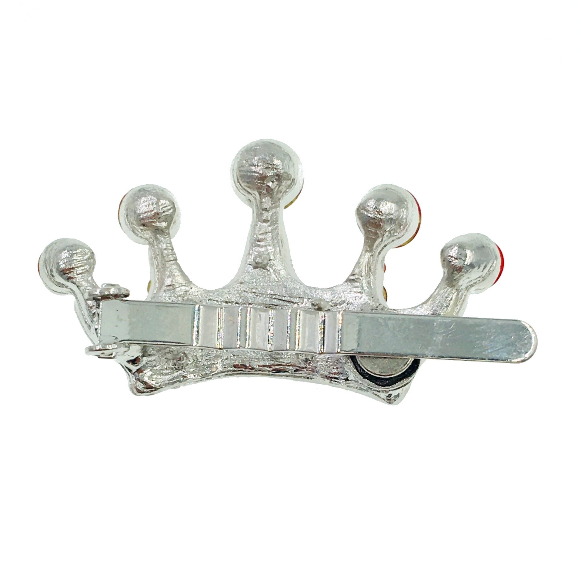 Princess Crown Magnetic Hair Clip use Rhinestone Crystal silver base, Magnetic Clip - MOGHANT