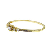 Lara Cubic Zirconia Bangle Bracelet, Bracelet Bangle Cuff - MOGHANT