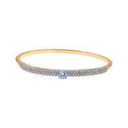 Queenie Cubic Zirconia Bangle Bracelet, Bracelet Bangle Cuff - MOGHANT