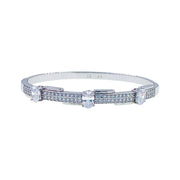 Giulia Cubic Zirconia Bangle Bracelet, Bracelet Bangle Cuff - MOGHANT