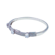 Giulia Cubic Zirconia Bangle Bracelet, Bracelet Bangle Cuff - MOGHANT