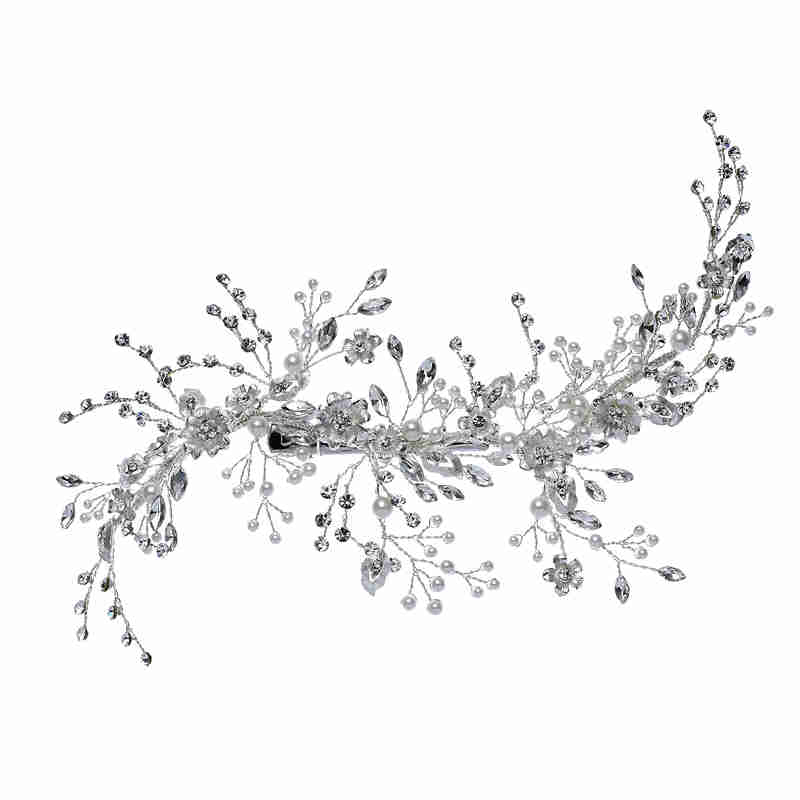 Françoise Wedding Hair Comb Handmade with Austrian Crystals Beads