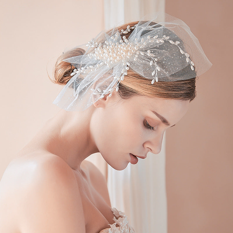 Magalie Wedding Hair Comb  Handmade with Pearl