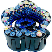 Aubrieta Flower Hair Claw Jaw Clip Handmade use Swarovski Crystal acrylic base, Hair Claw - MOGHANT
