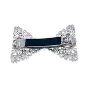 Bathylle BOW Flower Barrette Cubic Zirconia CZ Crystal Swarovski Elementary Crystal, Barrette - MOGHANT