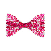 Bathylle BOW Flower Barrette Cubic Zirconia CZ Crystal Swarovski Elementary Crystal, Barrette - MOGHANT