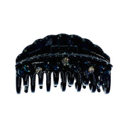 Irénée Handmade Chunky Acrylic Hair Claw JAW Clip use Swarovski Elementary Crystal Hairpin, Hair Claw - MOGHANT