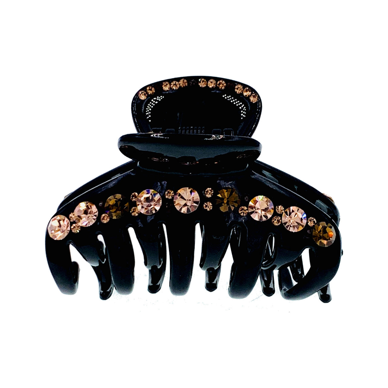 Claire Handmade Chunky Acrylic Hair Claw JAW Clip use Swarovski Elementary Crystal Hairpin, Hair Claw - MOGHANT