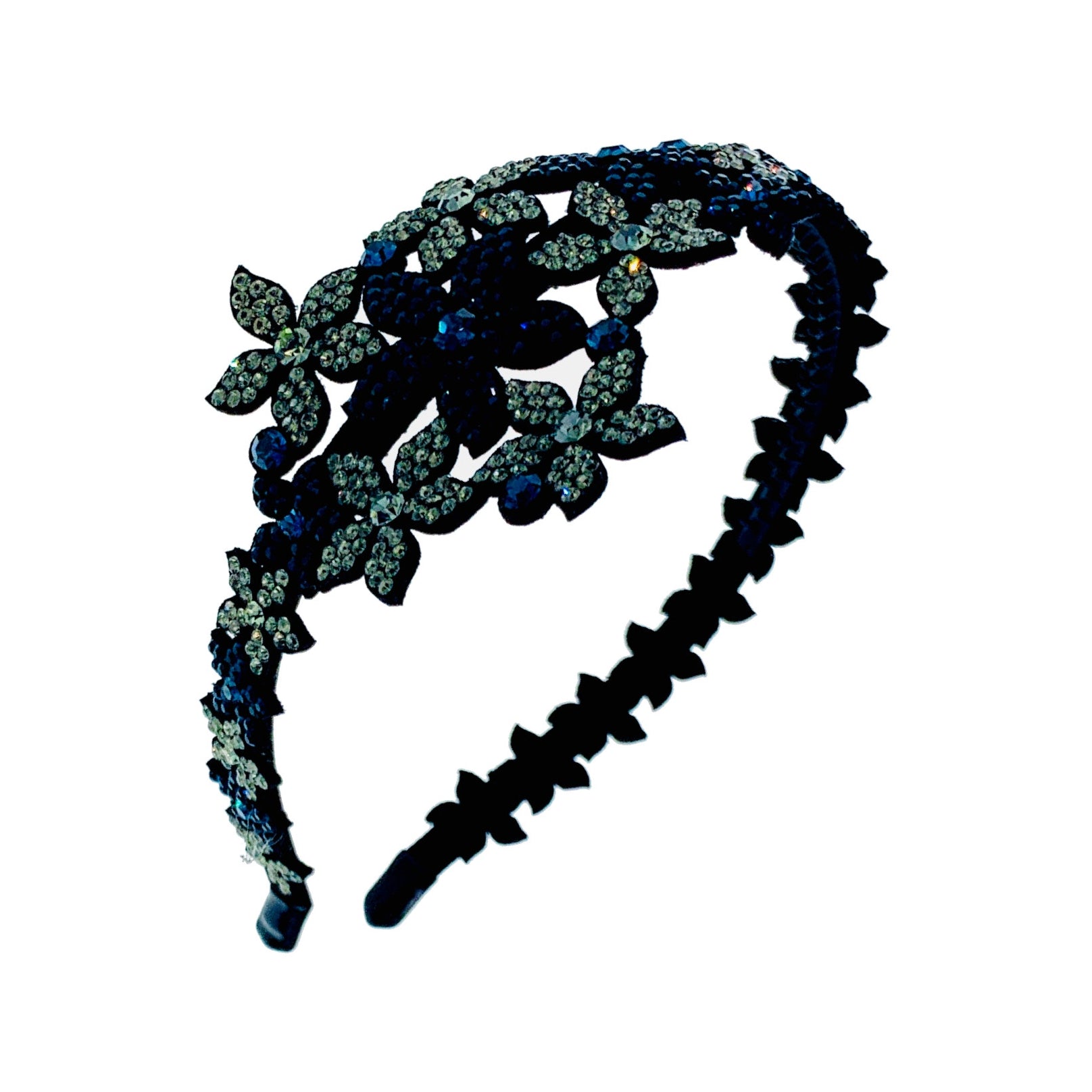 Senta Handmade Flowers Stars Headband Hairband use Swarovski ELM Crystals, Headband - MOGHANT