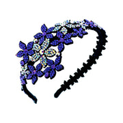 Senta Handmade Flowers Stars Headband Hairband use Swarovski ELM Crystals, Headband - MOGHANT