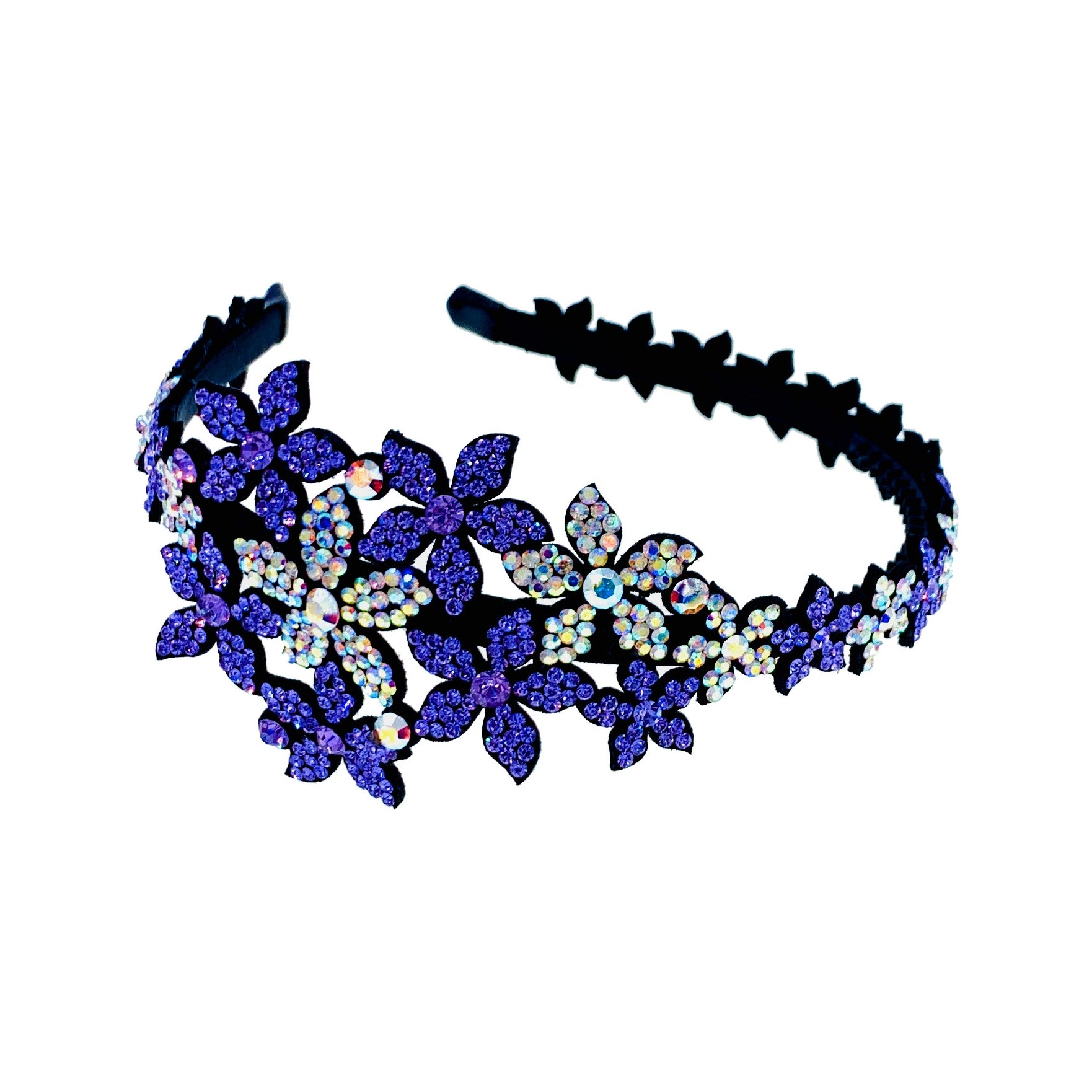 Senta Handmade Flowers Stars Headband Hairband use Swarovski ELM Crystals, Headband - MOGHANT