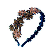 Handmade Maple Leaf  Headband Hairband use Swarovski ELM Crystals, Headband - MOGHANT