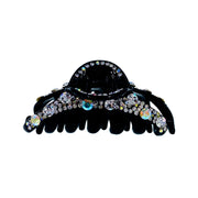 Ava Handmade Chunky Acrylic Hair Claw JAW Clip use Swarovski Elementary Crystal Hairpin, Hair Claw - MOGHANT