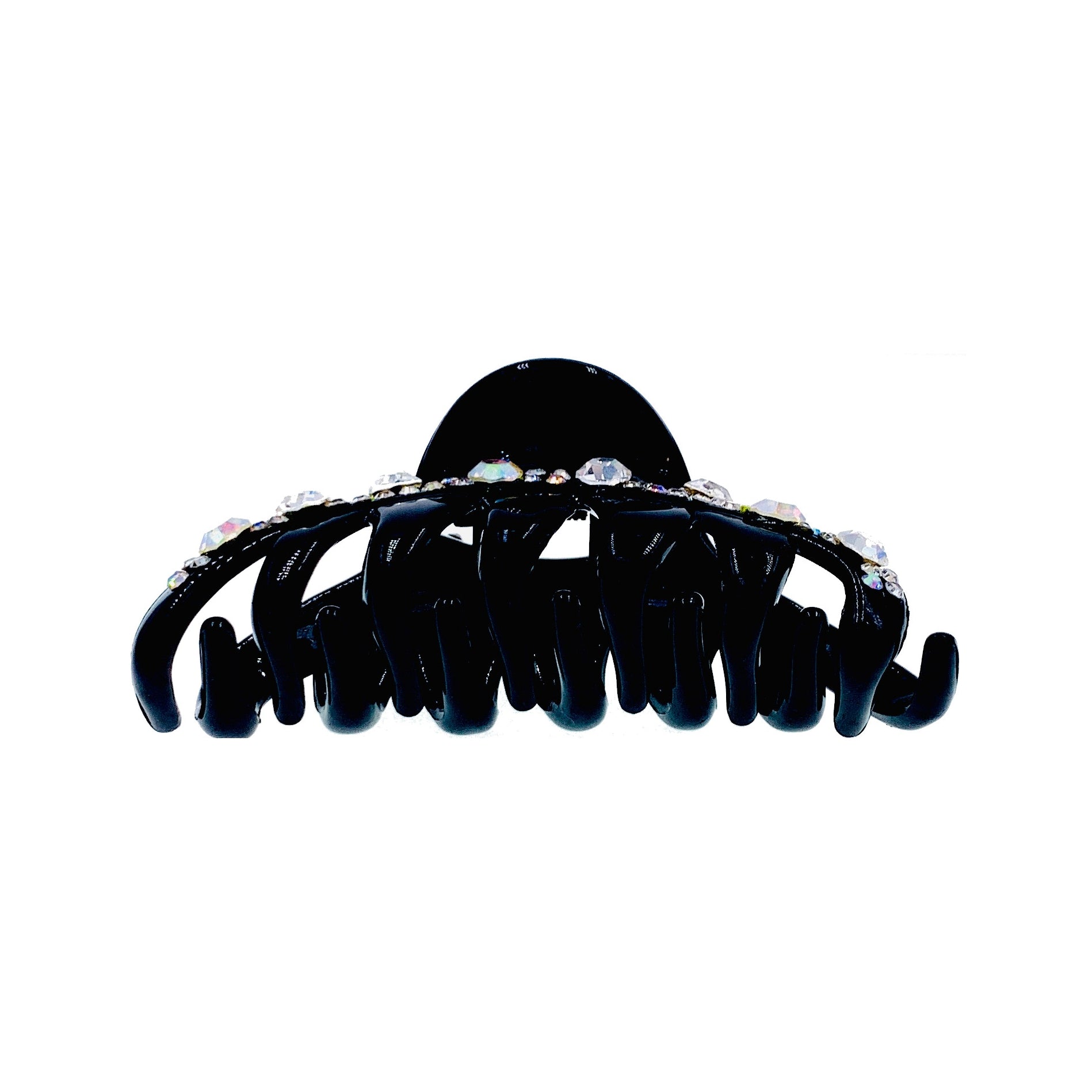 Ava Handmade Chunky Acrylic Hair Claw JAW Clip use Swarovski Elementary Crystal Hairpin, Hair Claw - MOGHANT