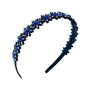 Vincenza Handmade Sunflowers Acrylic Rhinestone Crystals Headband Hairband Prom Party Gift, Headband - MOGHANT