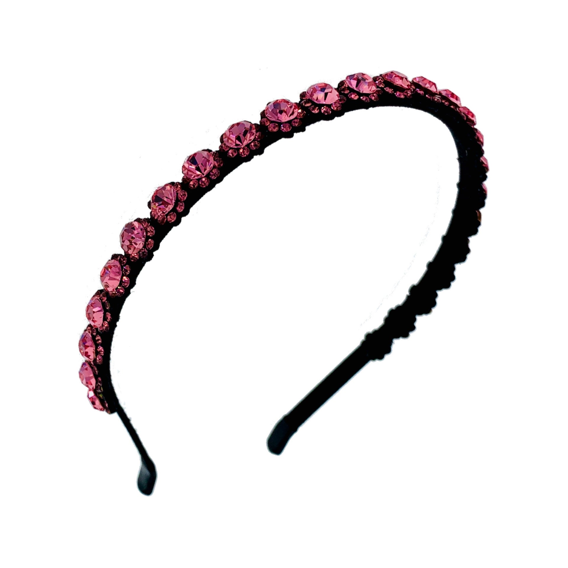 Ottila Simple Handmade Headband Hairband use Swarovski ELM Crystals, Headband - MOGHANT