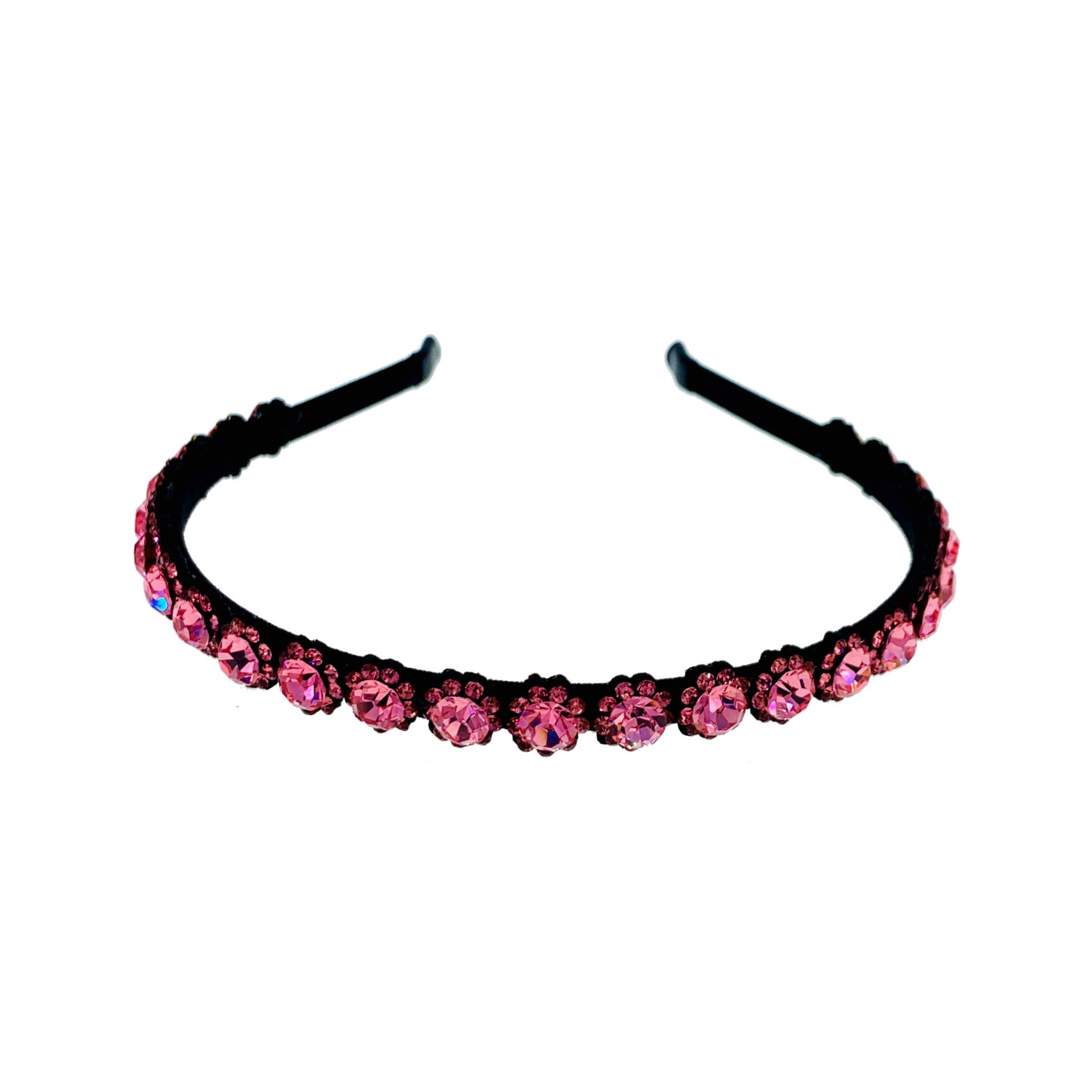 Ottila Simple Handmade Headband Hairband use Swarovski ELM Crystals, Headband - MOGHANT