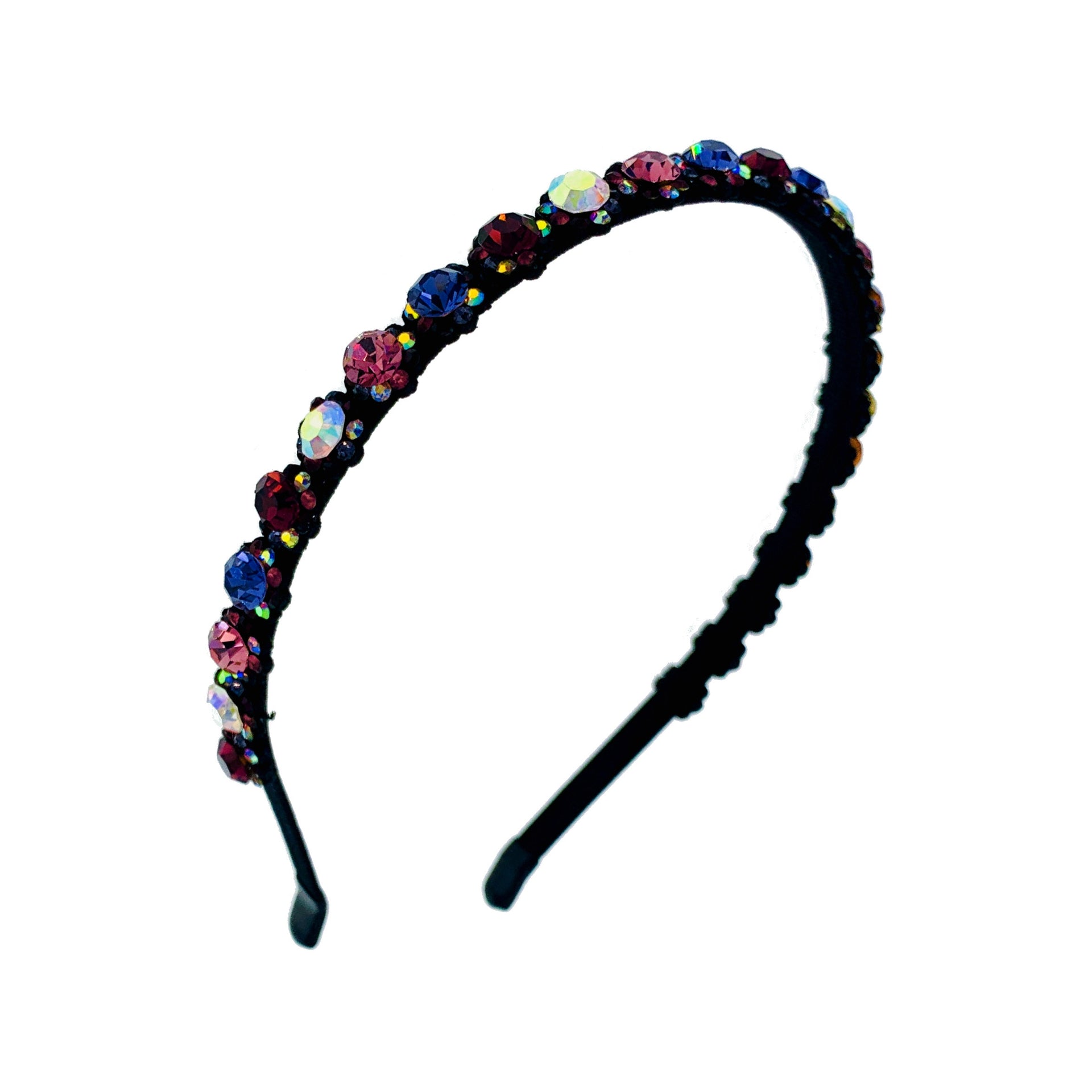 Ottila Simple Handmade Headband Hairband use Swarovski ELM Crystals, Headband - MOGHANT