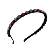 Ottila Simple Handmade Headband Hairband use Swarovski ELM Crystals, Headband - MOGHANT