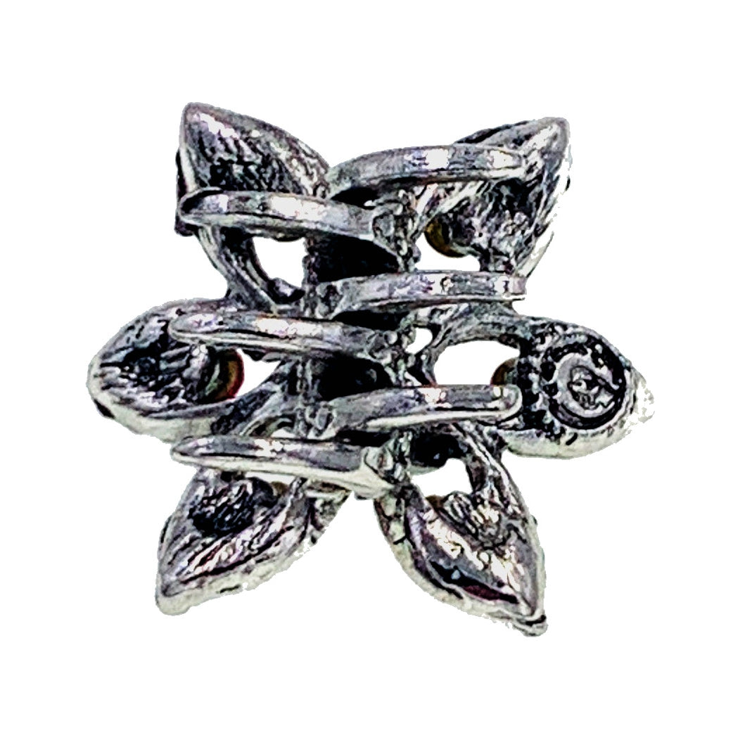 Star Grass Hair Claw Jaw Clip Rhinestone Crystal, Hair Claw - MOGHANT