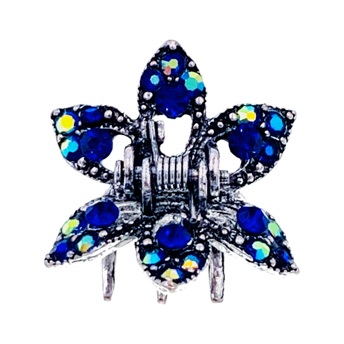 Star Grass Hair Claw Jaw Clip Rhinestone Crystal, Hair Claw - MOGHANT