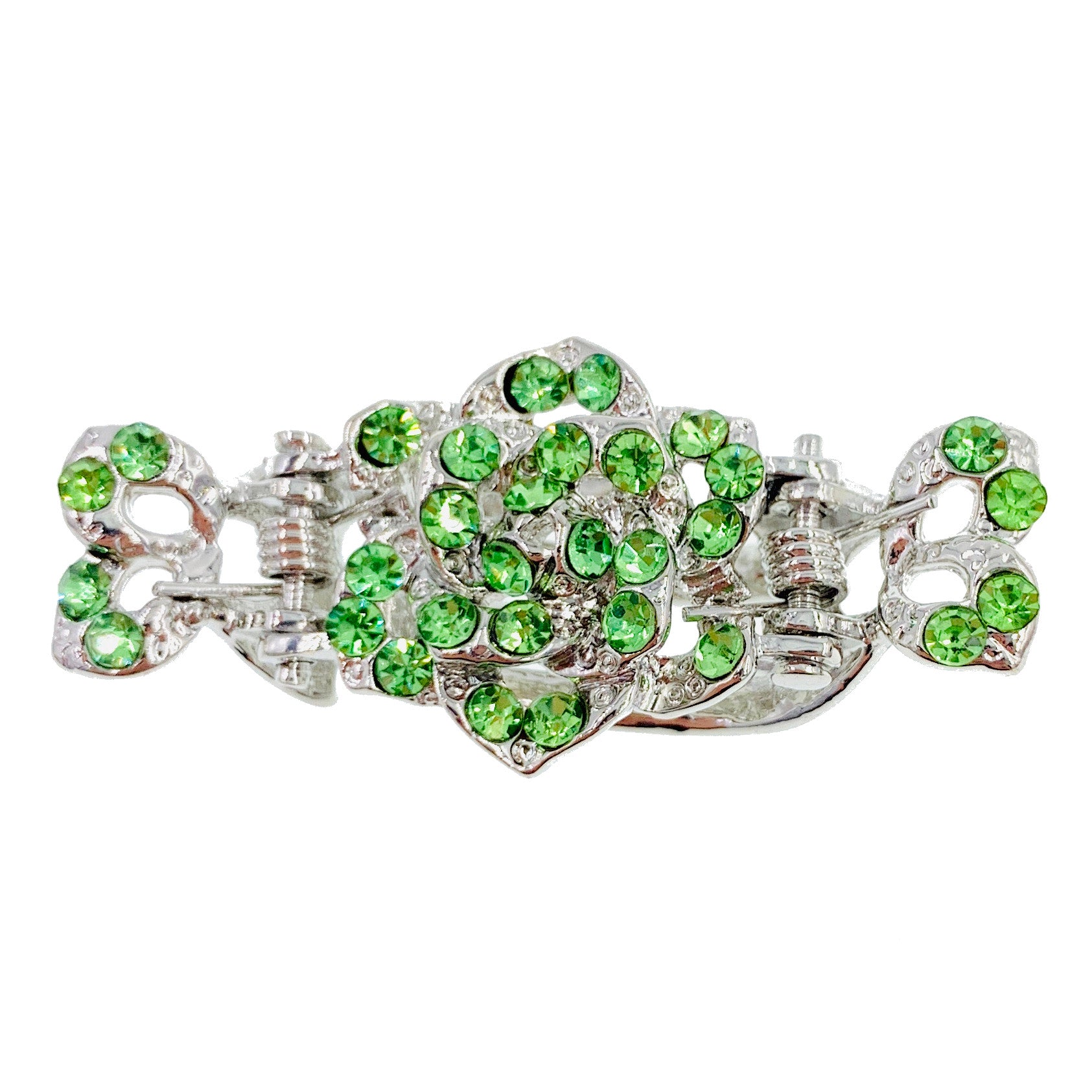 CRYSTAL HAIR CLAW SMALL ROSE CRYSTAL HAIR CLAW SMALL ROSE