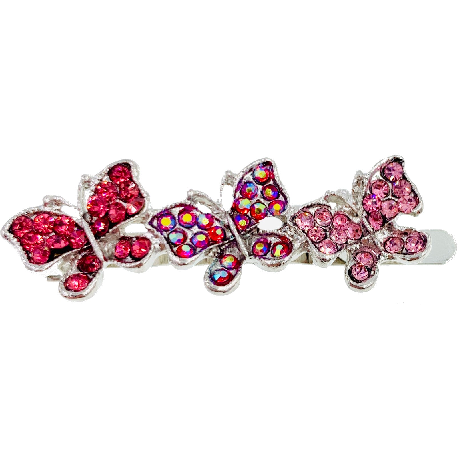 Viceroy Butterfly Magnetic Hair Clip Rhinestone Crystal Hairpin Small Barrette, Magnetic Clip - MOGHANT