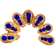 Yvette Handmade Metal Hair Claw JAW Clip Rhinestone Crystal Hairpin, Hair Clip - MOGHANT