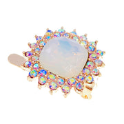 Magic Mirror Magnetic Hair Clip use Rhinestone Crystal gold base Clear AB, Magnetic Clip - MOGHANT
