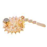 Magic Mirror Magnetic Hair Clip use Rhinestone Crystal gold base Clear AB, Magnetic Clip - MOGHANT