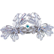 Peppi Butterfly Barrette Cubic Zirconia CZ Swarovski Elementary Crystal, Barrette - MOGHANT