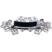 Peppi Butterfly Barrette Cubic Zirconia CZ Swarovski Elementary Crystal, Barrette - MOGHANT