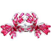Peppi Butterfly Barrette Cubic Zirconia CZ Swarovski Elementary Crystal, Barrette - MOGHANT