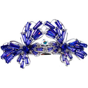 Peppi Butterfly Barrette Cubic Zirconia CZ Swarovski Elementary Crystal, Barrette - MOGHANT