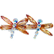 Dragonfly Barrette made with Swarovski Elementary Crystal and Cubic Zirconia, Barrette - MOGHANT