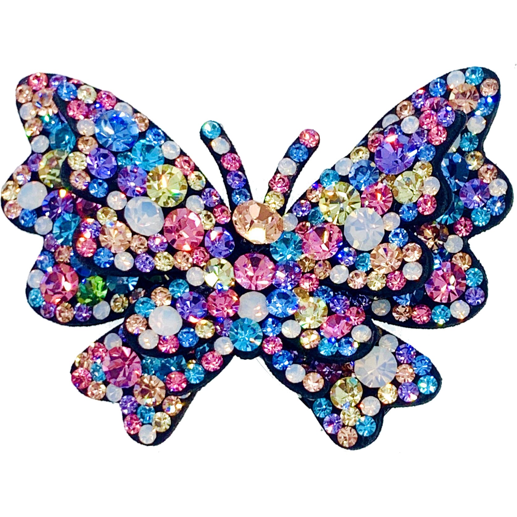 Annabella Butterfly Hair Clip use Swarovski Crystal fabric base, Hair Clip - MOGHANT