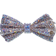 Glam Terada BOW Barrette Cubic Zirconia CZ Crystal Swarovski Elementary Crystal, Barrette - MOGHANT