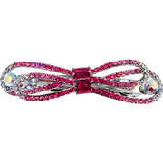 Kamiya Glam BOW Barrette Cubic Zirconia CZ Crystal Swarovski Elementary Crystal, Barrette - MOGHANT