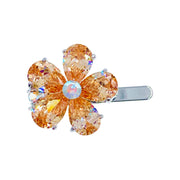 Virginiana Flower Magnetic Hair Clip use Cubic Zirconia CZ Crystal Hairpin Small Barrette, Magnetic Clip - MOGHANT