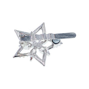 Floriana Star Magnetic Hair Clip Cubic Zirconia CZ Crystal Hairpin Small Barrette, Magnetic Clip - MOGHANT